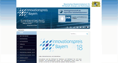 Desktop Screenshot of innovationspreis-bayern.de